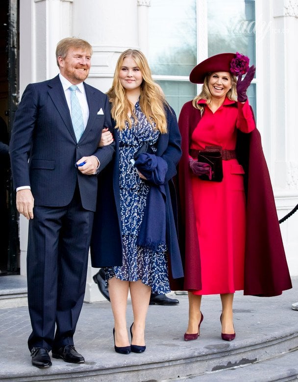 Король Віллем-Олександр, принцеса Катаріна-Амалія та королева Максима / © Getty Images