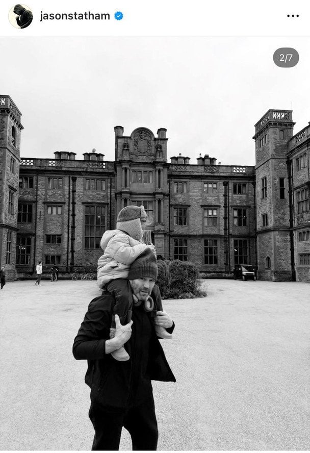 Джейсон Стейтем із донькою, фото: instagram.com/jasonstatham