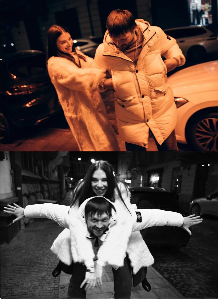 Олександр Усик і його дружина