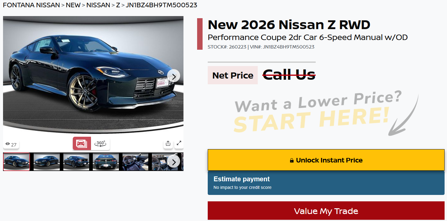 Дилери знову за своє: лімітований Nissan Z Heritage Edition продають із шаленими націнками - фото 2