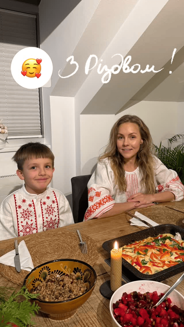 Олена Шоптенко з сином / © instagram.com/alena_shoptenko