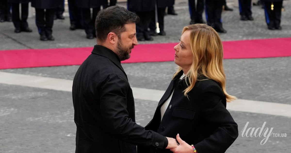 Володимир Зеленський і Джорджа Мелоні Володимир Зеленський і Джорджа Мелоні