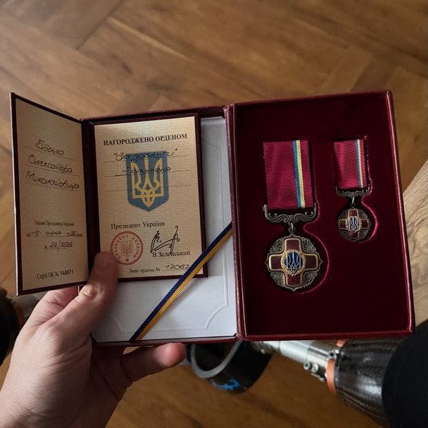 Олександр Терен отримав орден «За заслуги» / © instagram.com/tsvit_terenu