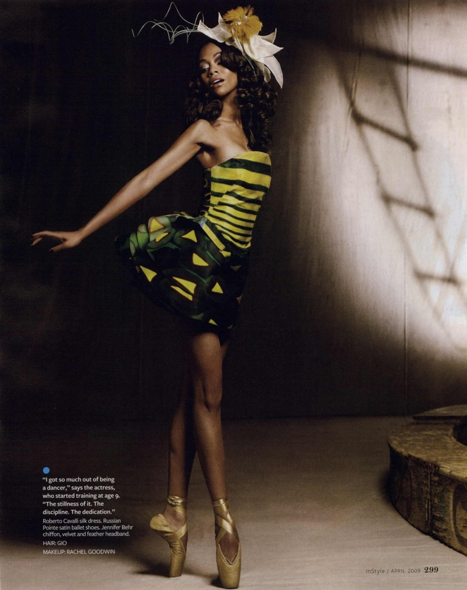 Зої Салдана з дитинства займалася балетом