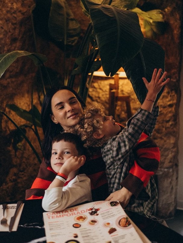 Інна Мірошниченко з синами / © instagram.com/_inna_mi_