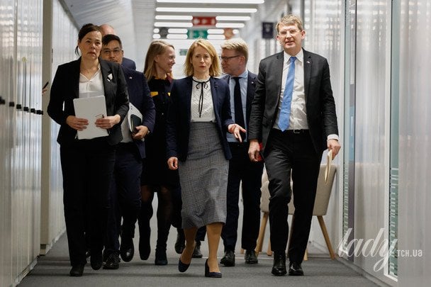 Вівіан Моцфельдт, Кая Каллас і Троельс Лунда Поульсен / © Associated Press