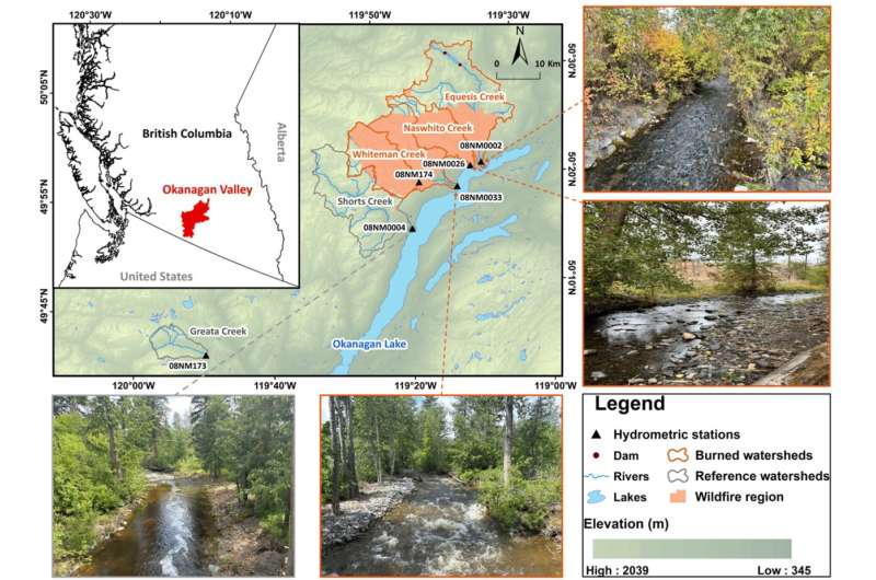 Пожежі змінюють літній стік у гірських потоках