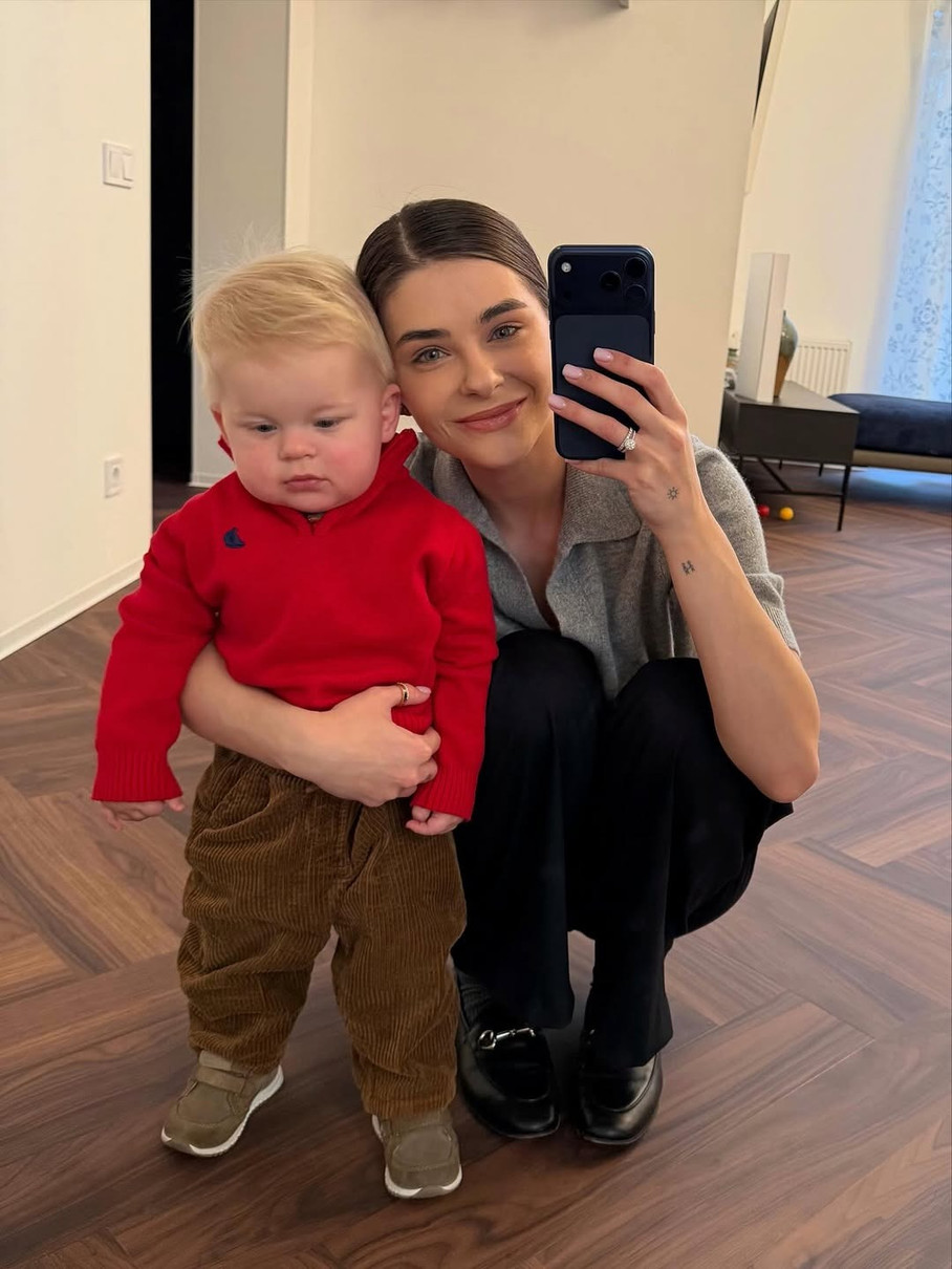 Дружина і син Остапчука