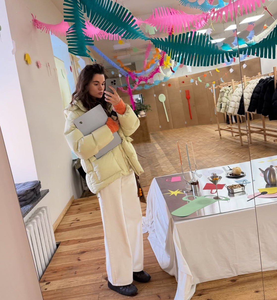 Даша Кацуріна показала, як поєднує роботу і материнство