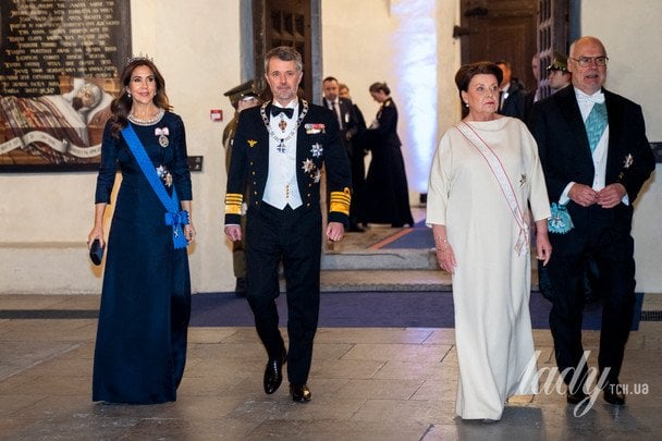 Королева Мері і король Фредерік X з президентським подружжям Естонії / © Getty Images