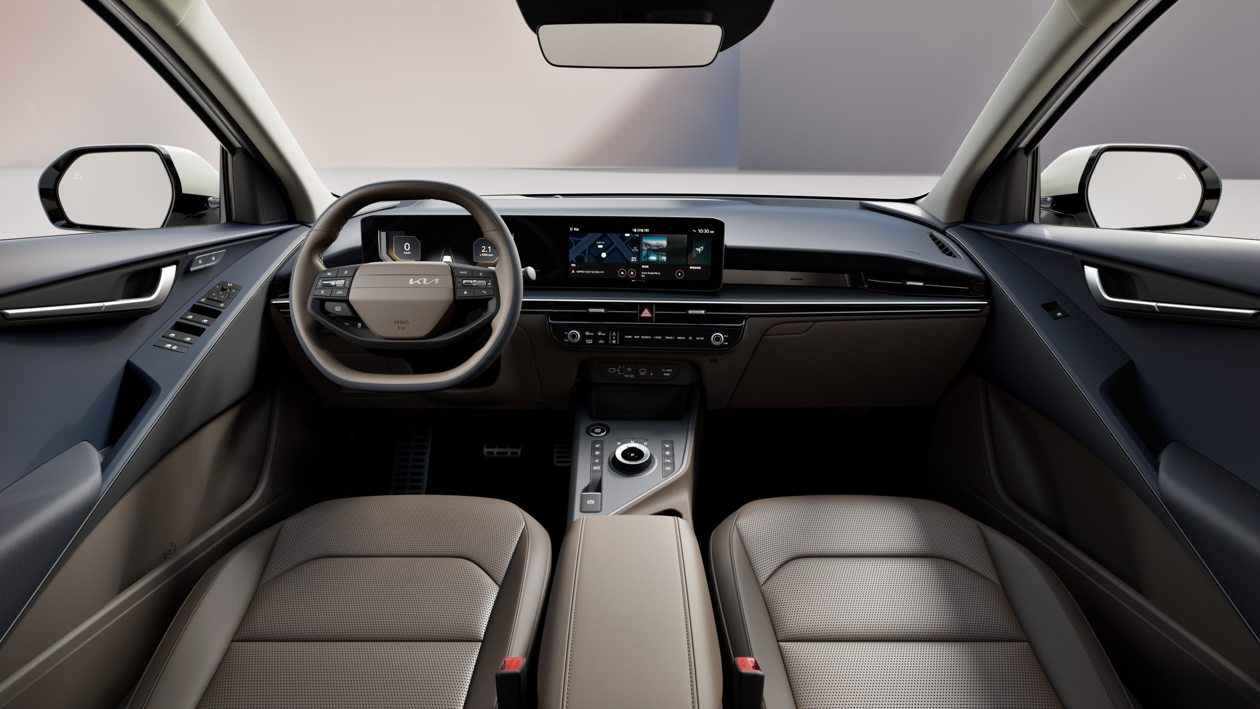 Kia показала оновлений кросовер Niro 2027: дизайн у стилі електрокарів та сучасний салон - фото 2