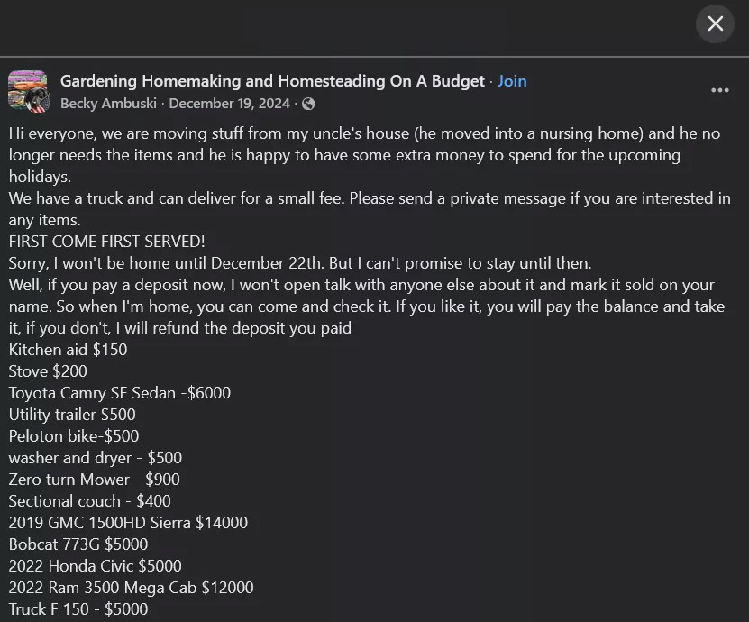 «Продаю авто терміново»: нова шахрайська схема у Facebook та Instagram, яка може коштувати вам тисячі доларів - фото 1