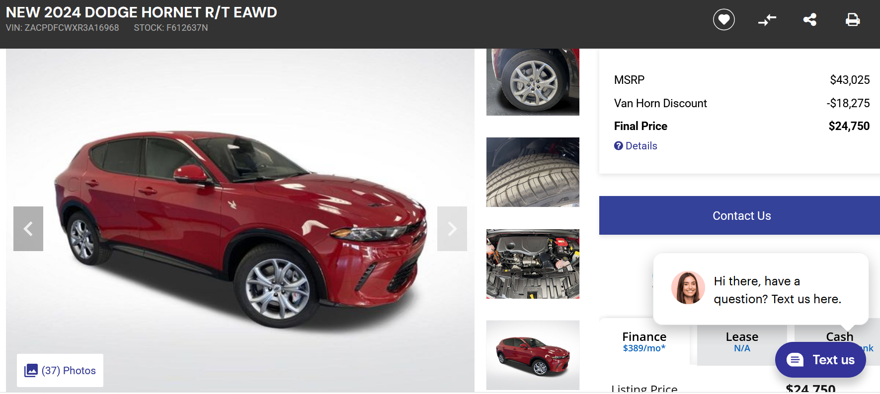 Dodge «вбив» модель Hornet: дилери розпродують залишки за півціни - фото 3