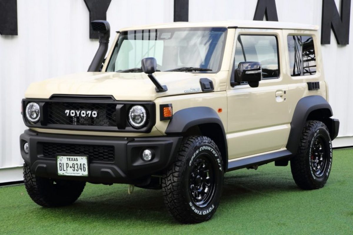 Suzuki Jimny перетворили на зменшену копію легендарного Toyota Land Cruiser 70 - фото 4