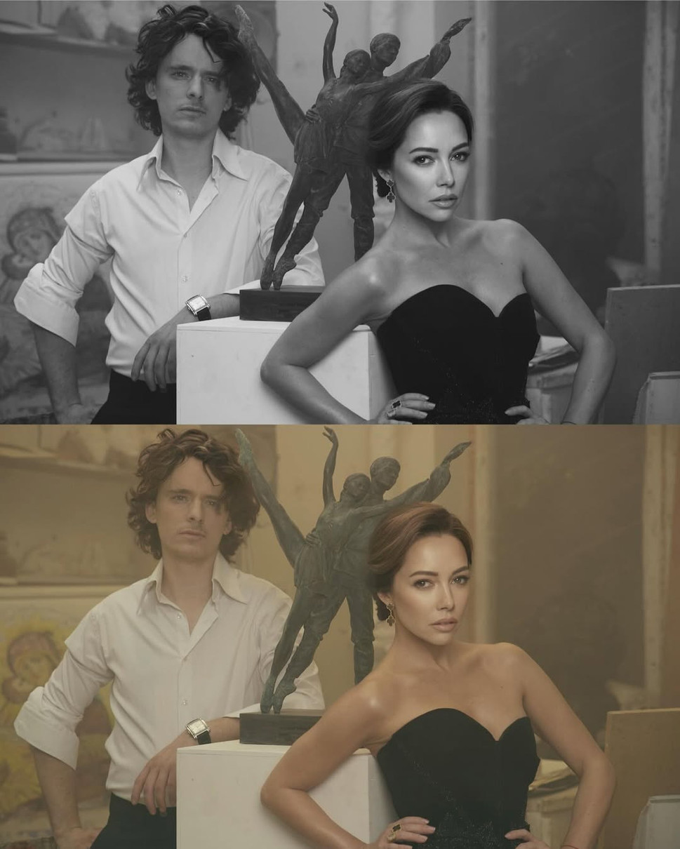 Катерина Кухар у корсеті попозувала разом зі своїм учнем