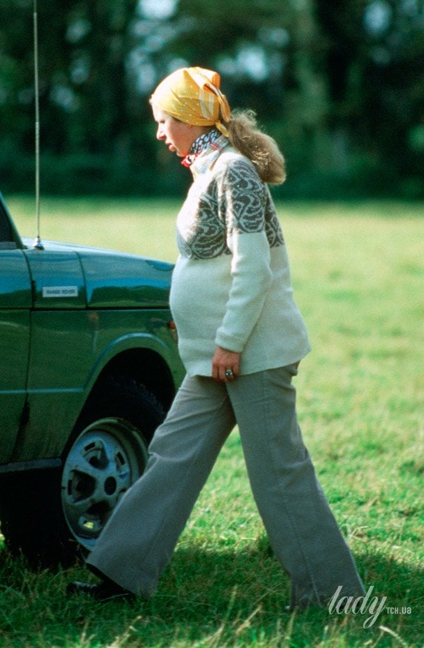 Принцеса Анна 1977 року під час своєї першої вагітності / © Getty Images