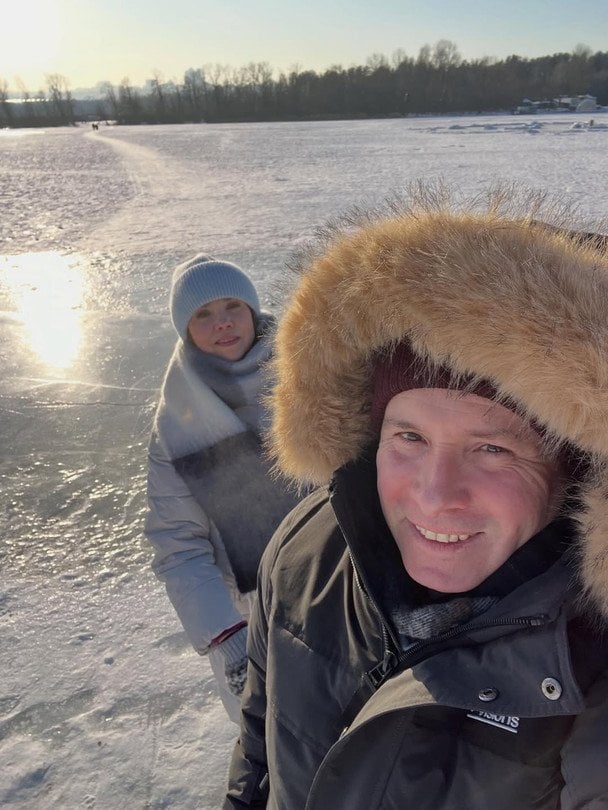 Костянтин Грубич з дружиною / © instagram.com/kostya_hrubych