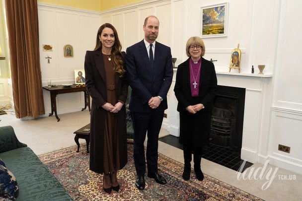 Принц і принцеса Уельські з Сарою Маллаллі / © Associated Press