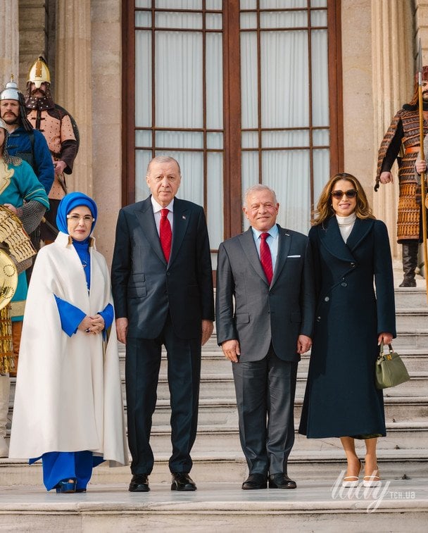 Перша леді Туреччини, президент Туреччини, король Абдалла II та королева Ранія / © Instagram королеви Ранії