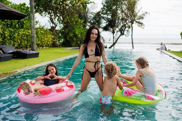 Інна Мірошниченко з дітьми / © instagram.com/_inna_mi_