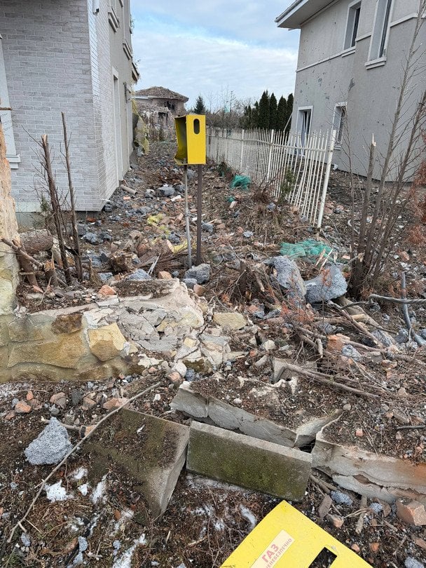 Будинок Володимира Остапчука та його колишньої дружини зазнав значних покшоджень