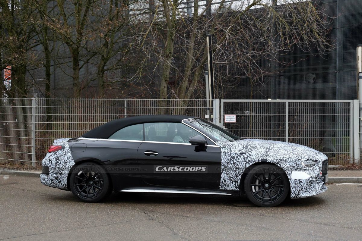 Кабріолет Mercedes-AMG CLE 63 повертає V8: нові подробиці та шпигунські фото - фото 8