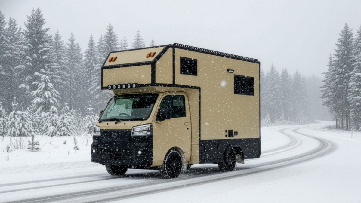 Японці перетворили кей-кар Daihatsu Hijet на позашляховий будинок на колесах - фото 3