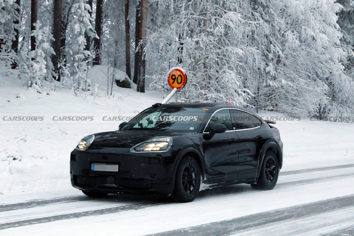 Електричний монстр від Porsche: шпигуни помітили Cayenne Coupe Turbo GT з фіксованим антикрилом - фото 5