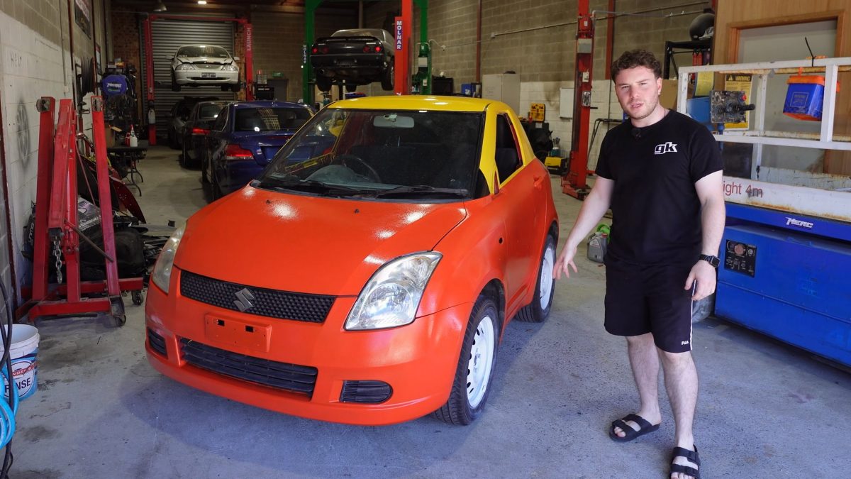 Ентузіаст перетворив старий Suzuki Swift на «дитячу машинку» для дорослих з вогнеметом - фото 7