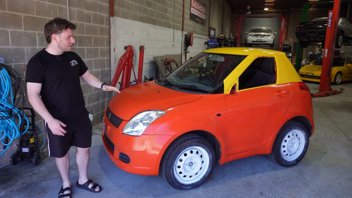 Ентузіаст перетворив старий Suzuki Swift на «дитячу машинку» для дорослих з вогнеметом - фото 8