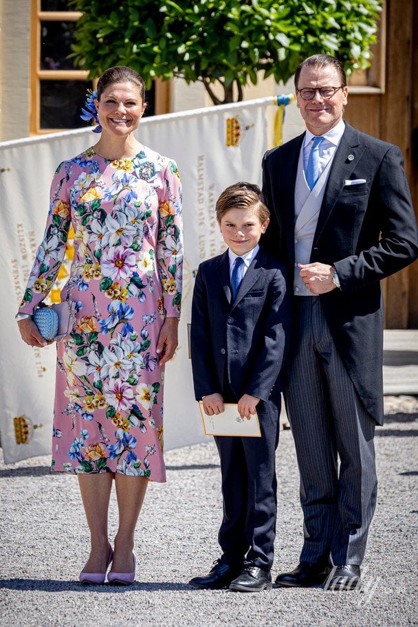 Кронпринцеса Вікторія та кронпринц Даніель із сином принцом Оскаром / © Getty Images