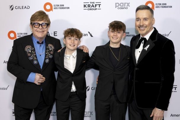 Елтон Джон з родиною / © Associated Press