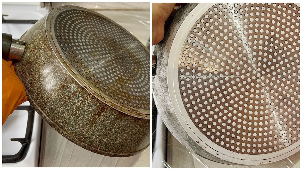 Господині назвали бюджетний засіб, який очистить старі сковорідки 