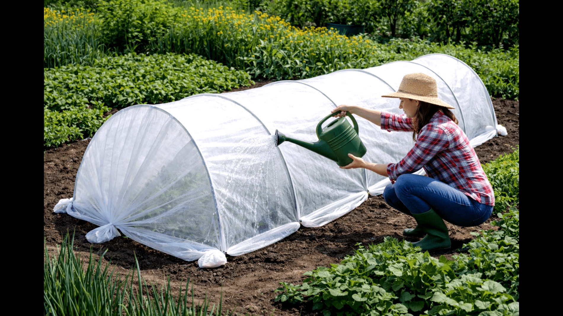 Дачники розповіли, що краще обрати для парника – плівку чи агроволокно