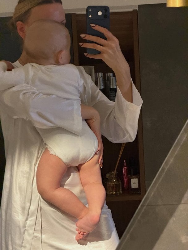 Леся Нікітюк з сином / © instagram.com/lesia_nikituk