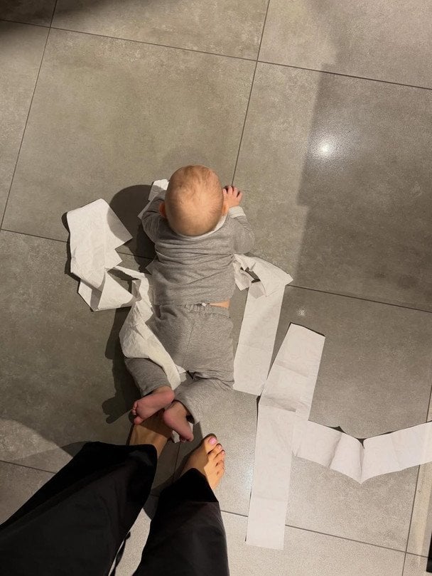 Леся Нікітюк з сином / © instagram.com/lesia_nikituk