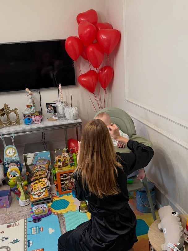 Леся Нікітюк з сином / © instagram.com/lesia_nikituk