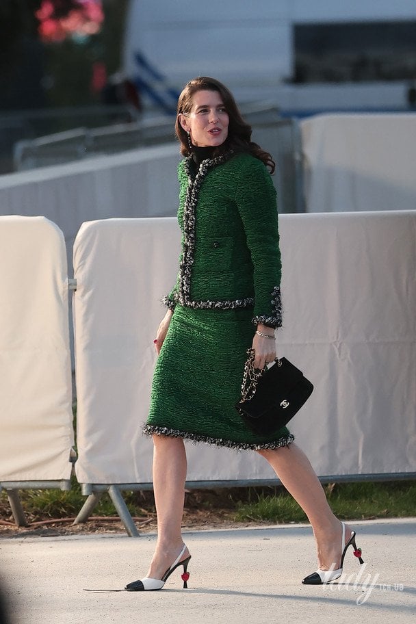 Шарлотта Казірагі на показі Chanel у березні 2026 року / © Getty Images