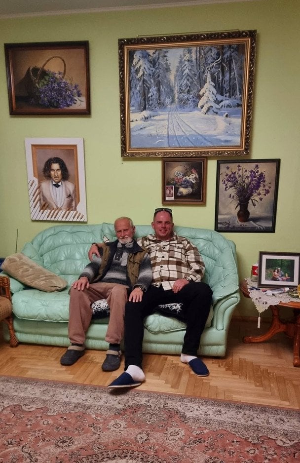 Олег Турко-молодший з батьком Кузьми / © instagram.com/oleg.turko