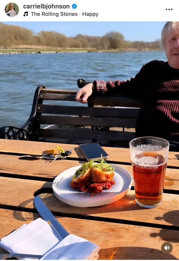 Борис Джонсон / © Instagram Керрі Джонсон