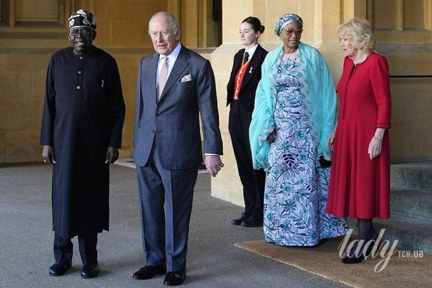Президент Нігерії і король Чарльз, перша леді Нігерії і королева Камілла / © Associated Press