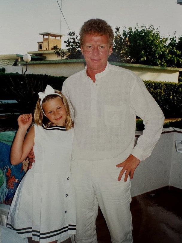 Катерина Кузнєцова з батьком / © instagram.com/katykino