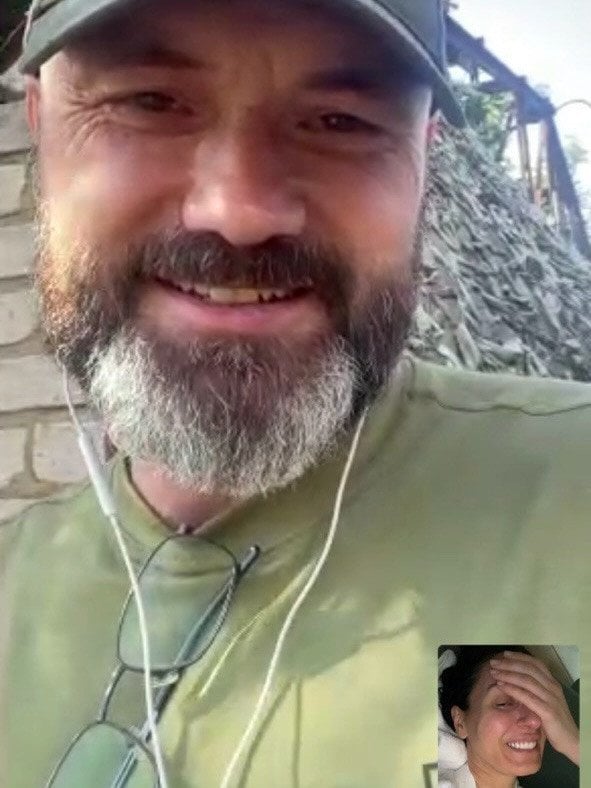 Маша Єфросиніна з чоловіком / © instagram.com/mashaefrosinina