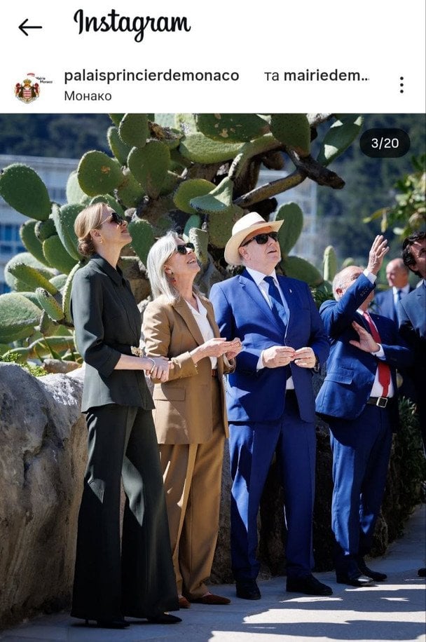Князь Альбер II, княгиня Шарлін і принцеса Кароліна / © Instagram княжої родини Монако