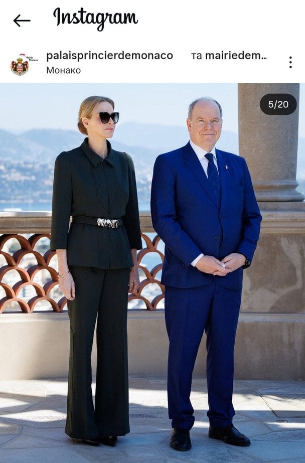 Кягиня Шарлін та князь Альбер II / © Instagram княжої родини Монако