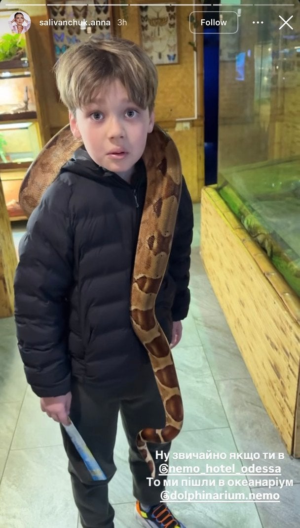 Син Анни Саліванчук / © instagram.com/salivanchuk.anna