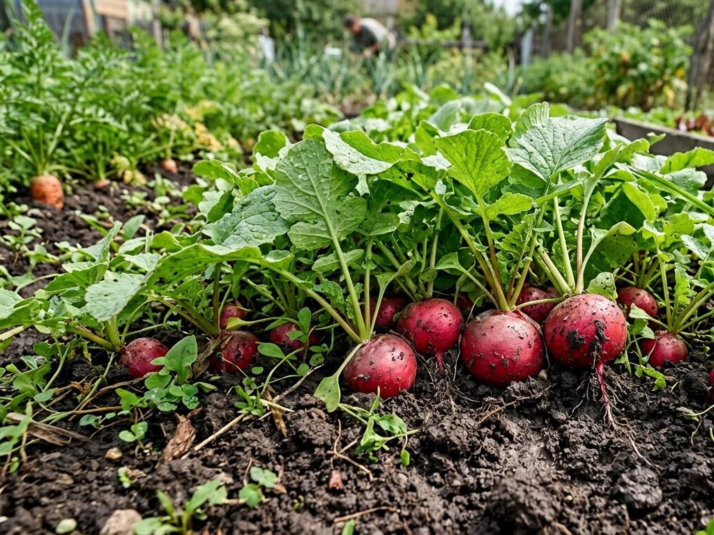 Строки посіву редиски у відкритий ґрунт. Фото: Сенсація