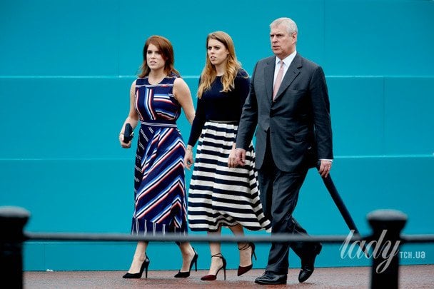 Принцеси Євгенія та Беатріс та їхній батько Ендрю / © Getty Images