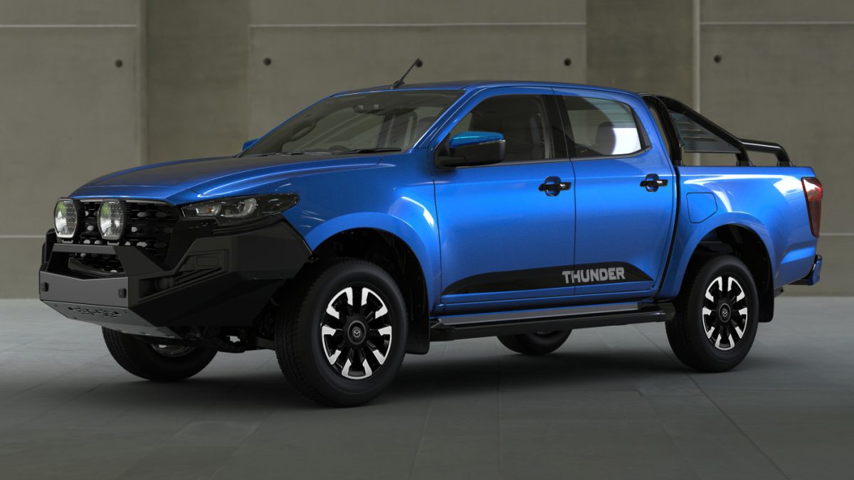 Оновлена Mazda BT-50 2026 року: повернення флагмана Thunder та нова стильна версія Boss - фото 2