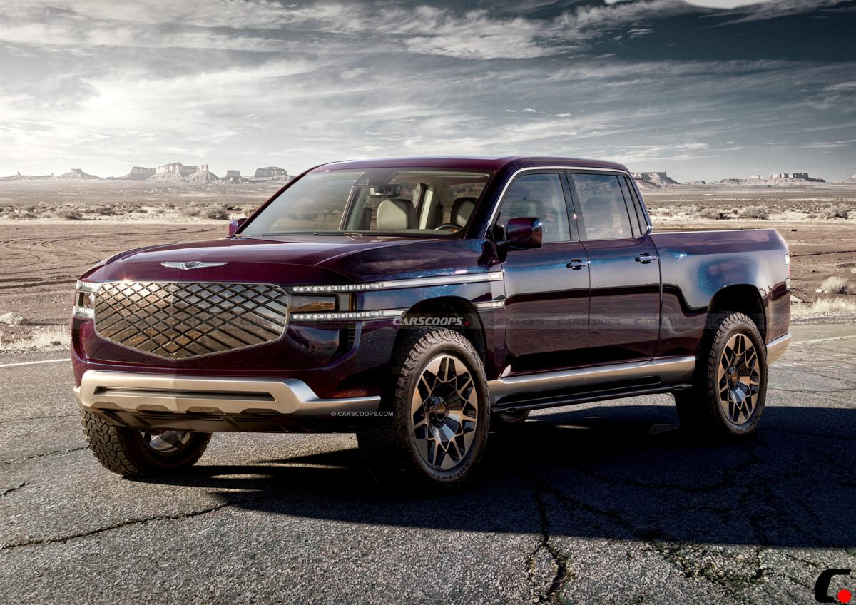 Розкішний пікап від Genesis: нові концепти натякають на конкурента Rivian R1T - фото 6